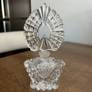 Vintage Czech Crystal Perfume Bottle